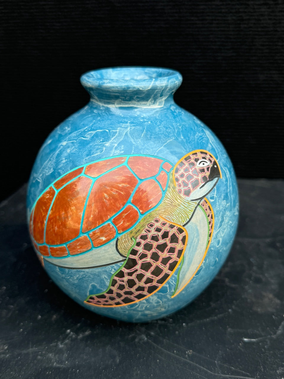 Medium Single Turtle Vessel - III