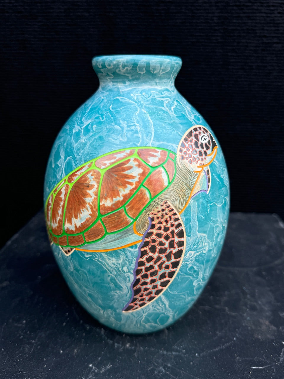 Small Single Turtle Vessel - II