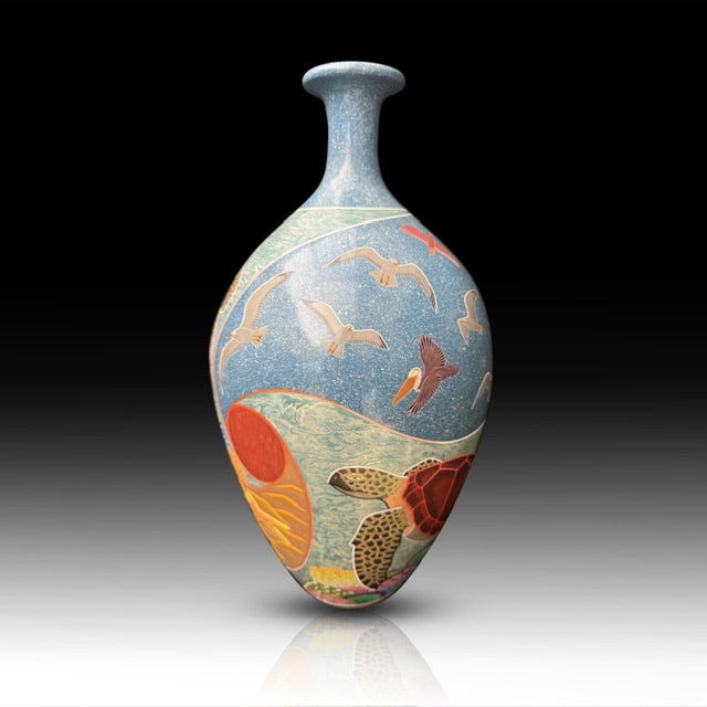 Sand Sea & Sky Amphora