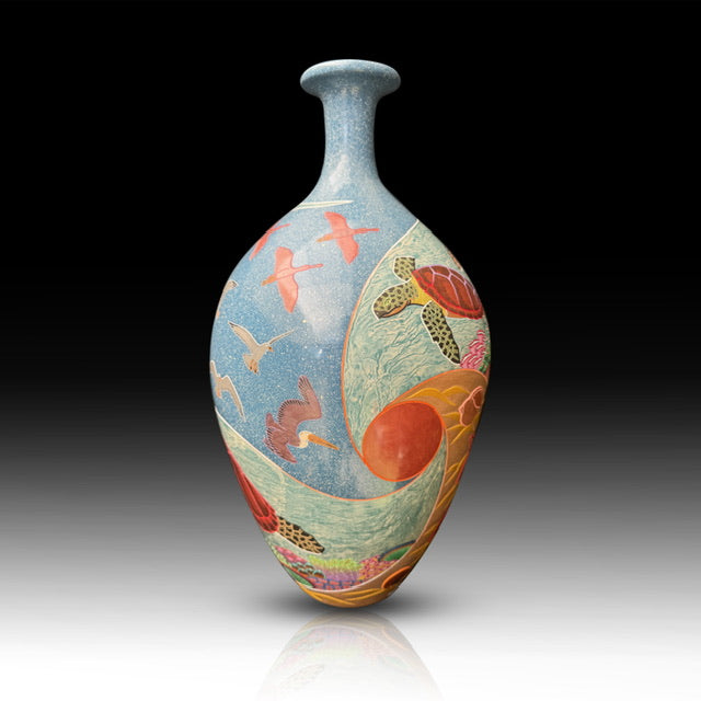 Sand Sea & Sky Amphora